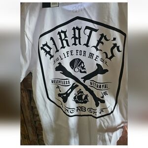 Pirate's Life Graphic TeeRelentless Betrayal White T-shirt Pirates Life For Me S